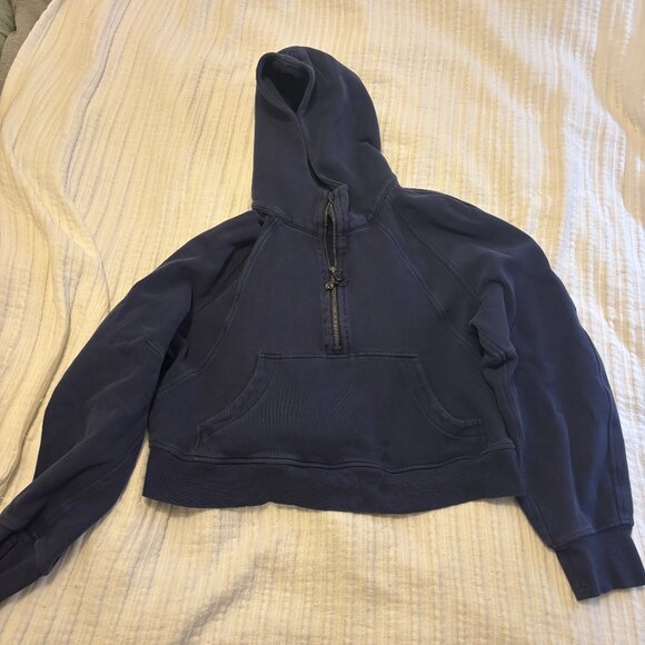 Scuba Set High-Rise Jogger size 8 and Scuba Hoodie in Night Sea Blue - Picture 2 of 10